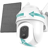 BOIFUN 2K Cámara Vigilancia WiFi Exterior Solar con Focos (Cuentas de lámpara mejoradas), 360° Cámara de Seguridad sin Cables con Color Visión Nocturna, Detección de Inteligente AI, Múltiples Alarmas