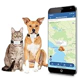 Collar GPS para Perros Grandes y Gatos 4G sin Suscripción Seguimiento en Tiempo Real Localizador GPS Perros con Valla de Seguridad Alarma de Sonido y Luz para Encontrar Mascotas Impermeable TK911Pro