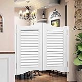 SXJXJXR Puertas Batientes De Café, Puerta Abatible De Salón con Persianas Retro, Puerta De Vaquero De Madera Maciza, Puerta De Partición, Barra De Cocina, Valla De Cierre Automático