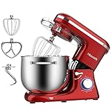 Batidora Amasadora, Howork 1500W 6 Niveles de Velocidad Amasadora de Bajo Ruido para Repostería, Robot de Cocina Automática Multifuncional, 8 litros capacidad Amasadora