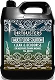 Dirtbusters Solución de máquina de piso múltiple con desodorante de 5 litros para todas las máquinas de limpieza de suelos de superficies múltiples y máquinas de puntos de alfombras