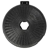 vhbw Filtro de carbón activado compatible con Teka DBP 90 PRO, DC 60, DBE 60, DC 90, DBB70 SS, DBB 90 SS, DBP 60 PRO campanas cocina - 20 cm