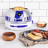 Uncanny Brands Star Wars R2D2 Deluxe tostador - Ilumina y hace sonidos como Artoo
