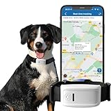 WINNES Localizador GPS Perros Gatos Mascotas,Localización en Tiempo Real en Todo el Mundo,Collar Antipérdida GPS Animal,Localizador GPS con Monitorización Remota por Voz, Aplicación Gratuita TK909