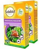 Anticaracoles Natural RB granulado 500g PACK 2 UNIDADES - Solabiol. Eficaz contra caracoles y babosas. Alta resistencia a la humedad. Protección de cultivos y plantas ornamentales.