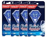 Finish Protector Lavavajillas - Protección del cristal y los colores de la vajilla, 4 unidades