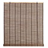 ev Estor Atlanta Color Wengué de Bamboo C/Polea 120 x 250 cm Puerta Ventana privacidad luz