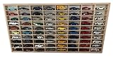 Dekoralove Organizador de madera 80 x 40 cm para cajones, compatible con Hot Wheels joyas compartimentos de almacenamiento de madera