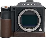 BolinUS - Funda para cámara X2D 100C, hecha a mano de piel auténtica para cámara Hasselblad X2D 100C, versión de apertura inferior + correa de mano (café)